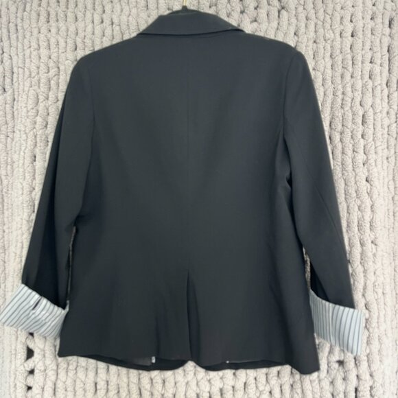 Lauren Conrad Black Tailored 3/4 Length Sleeve Blazer Size 10 - Picture 8 of 13
